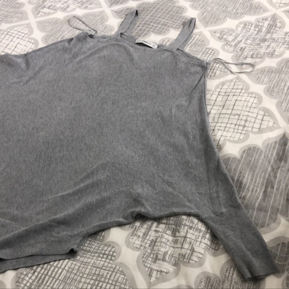 Zara | Cold Shoulder Asymmetrical Sweater - Picture 6 of 14